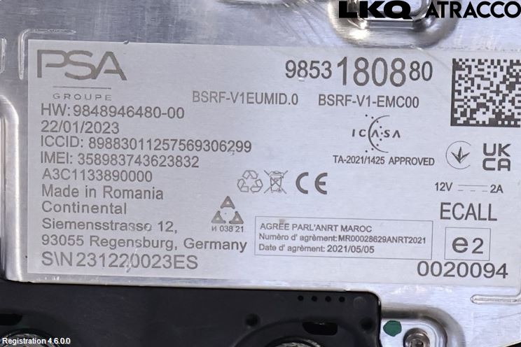 Opel ASTRA L 22- Antenn