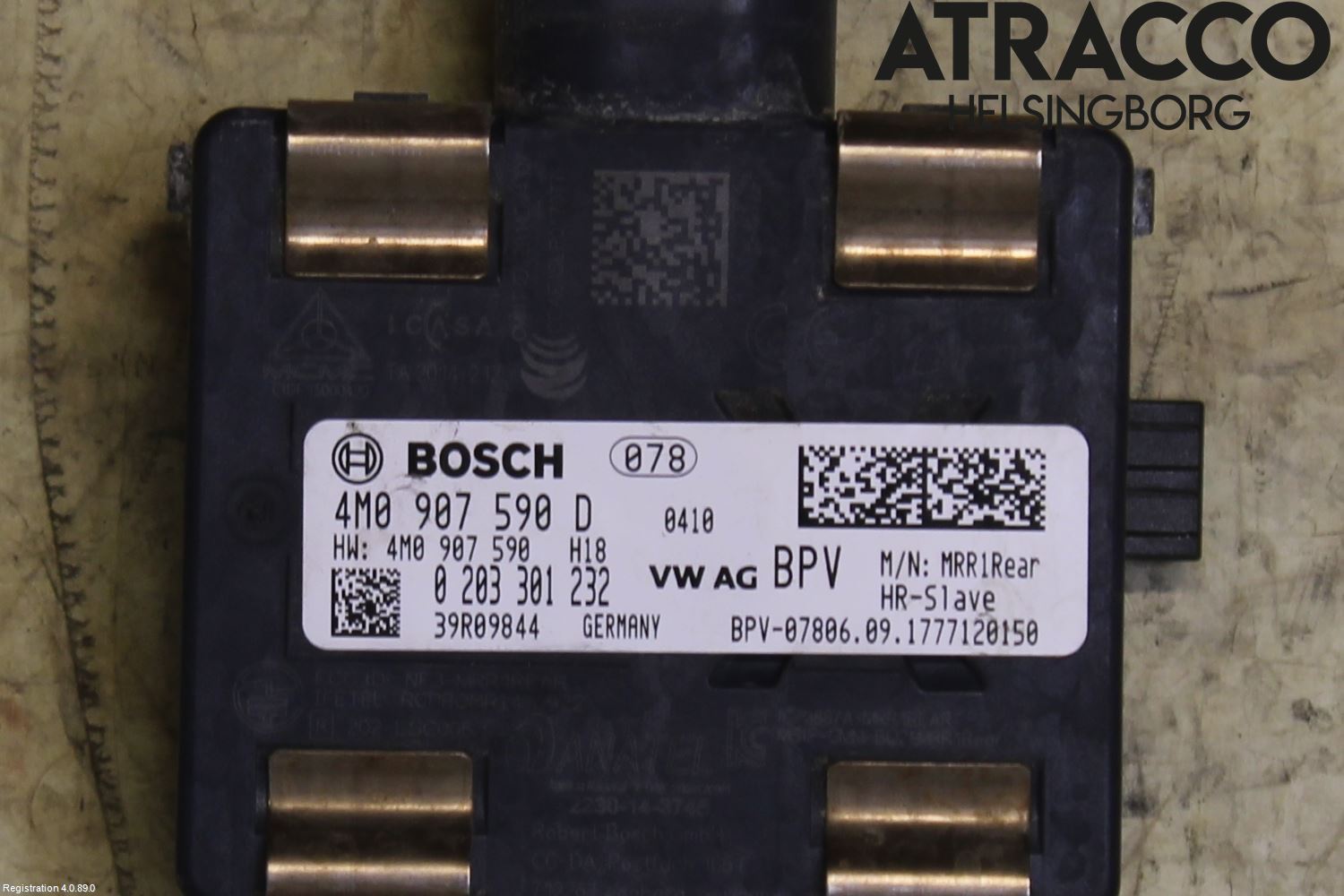 Porsche PANAMERA 09- Sensor Aktivt Kollisionsskydd