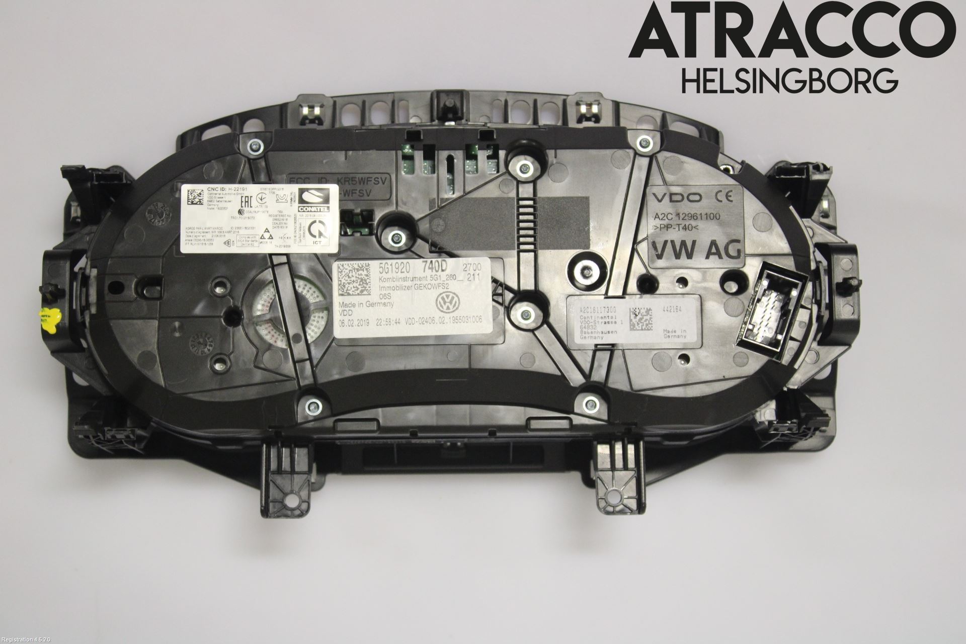 Volkswagen VW GOLF / E-GOLF VII 13-20 Instrument Komb