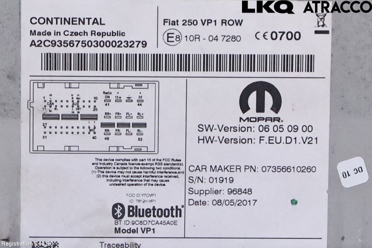 Peugeot BOXER 07-14 Cd Radio - Multimediapanel