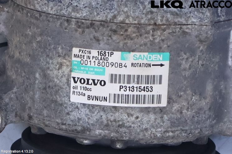Volvo XC70 08-13 Ac Kompressor