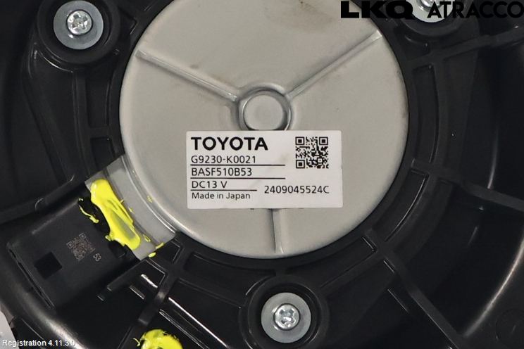 Toyota YARIS XP21 20- Kylfläkt El