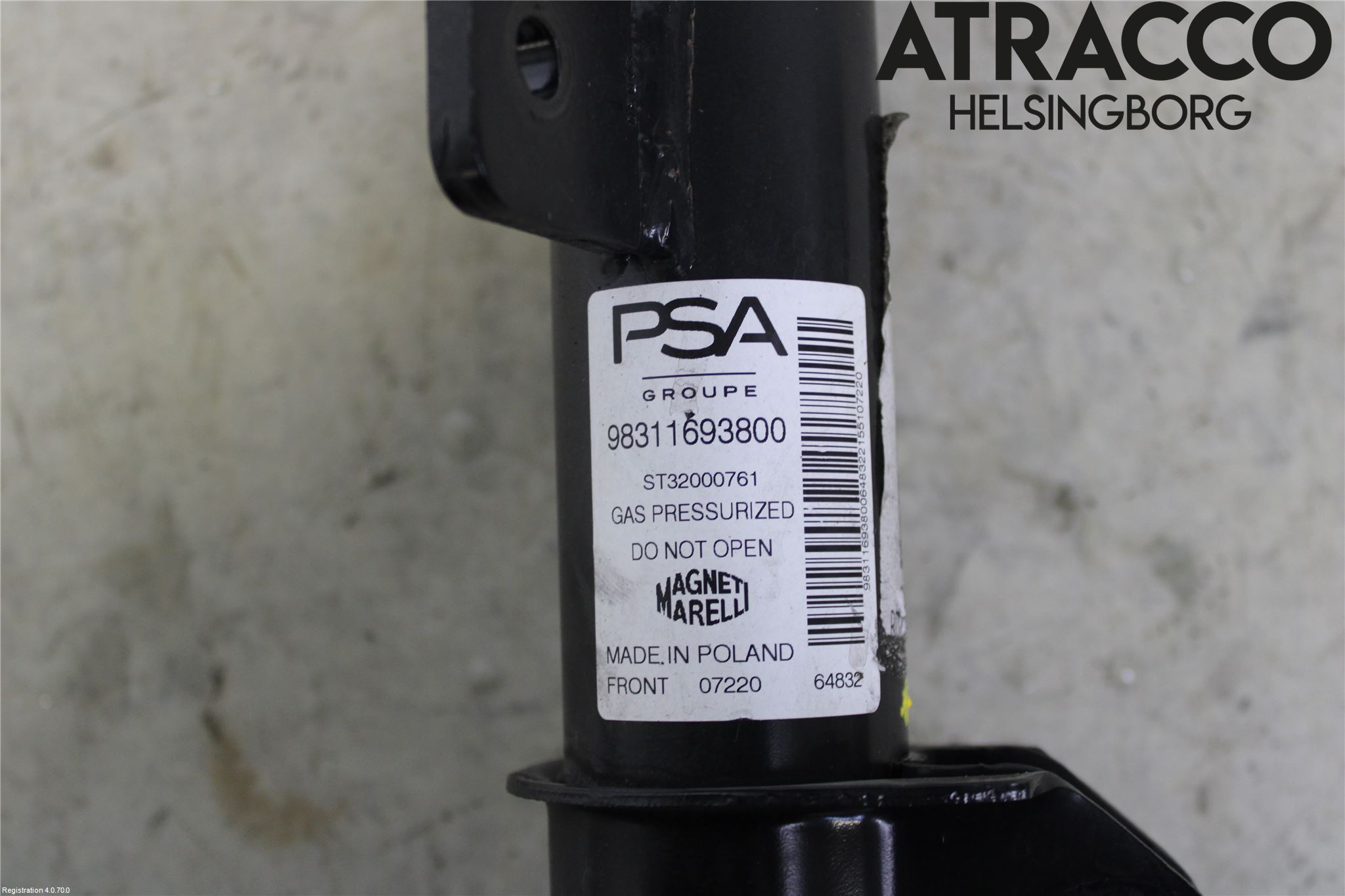 Peugeot 208/E-208 20- Fjäderben Fram Vänster