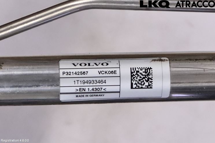 Volvo V60 19- Bränslepåfyllnrör-Slang