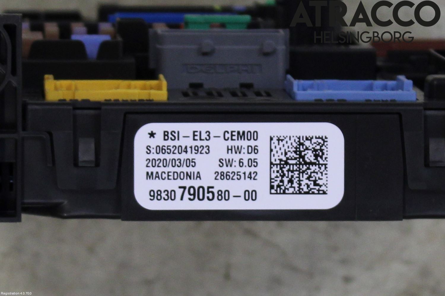 Peugeot 208/E-208 20- Säkringsdosa-Elcentral