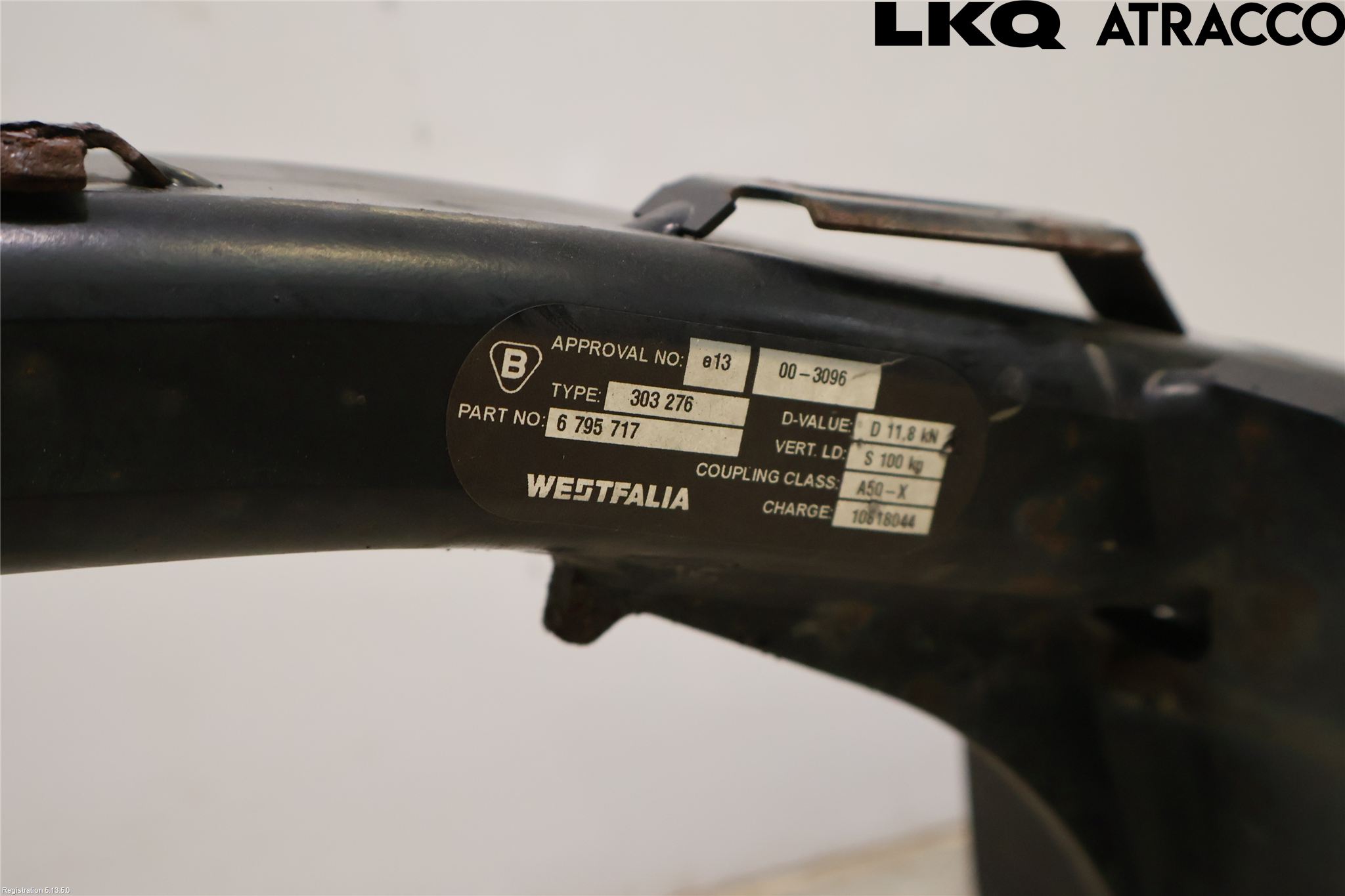 BMW 5 F10/F11/F18 09-17 Dragkrok