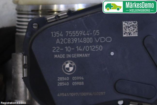BMW 6 F12/F13 10-18 Injspjällhus