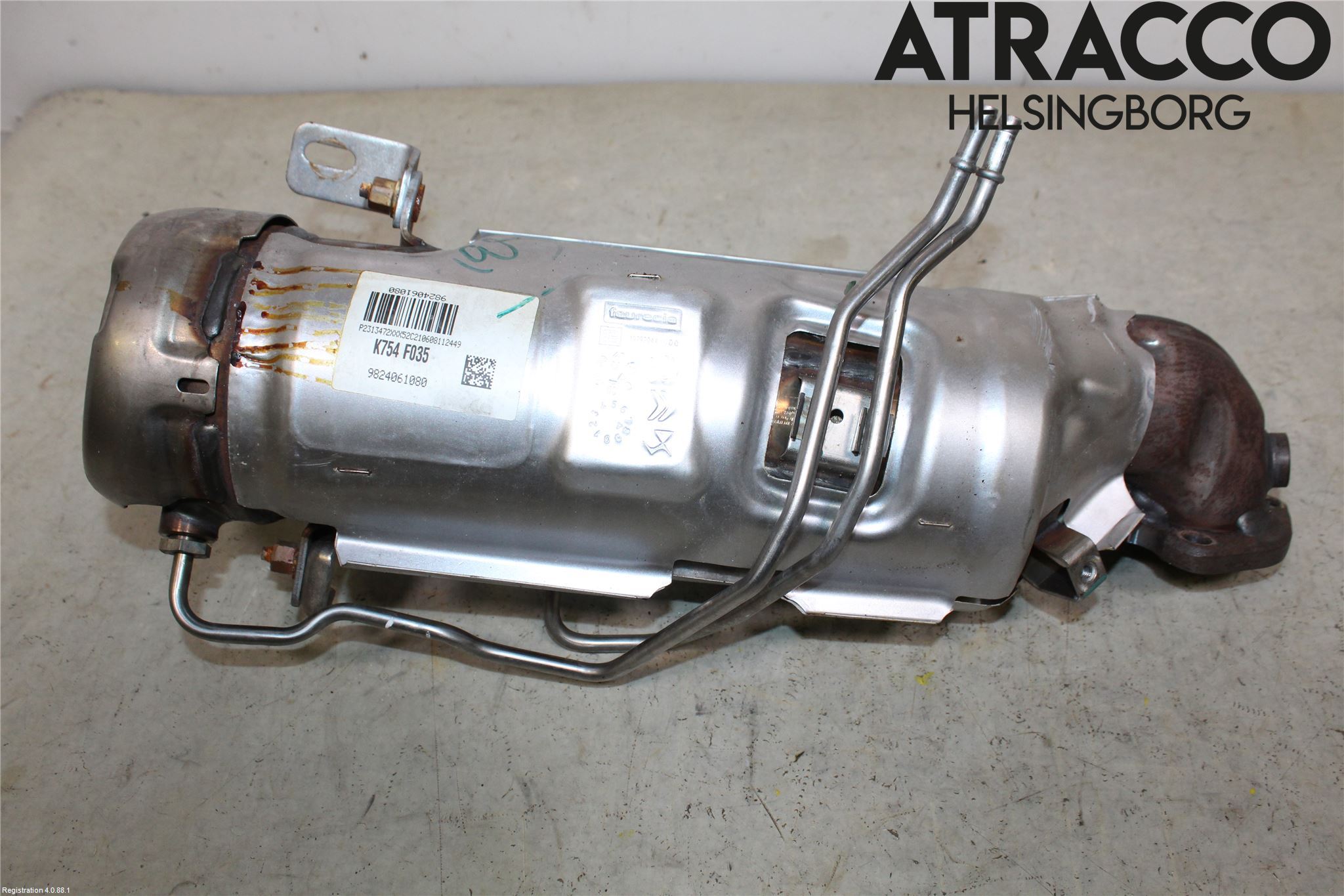 Peugeot 3008 09-16 Avgas Partikelfilter