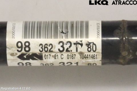 Peugeot 208/E-208 20- Drivaxel Fram Vänster