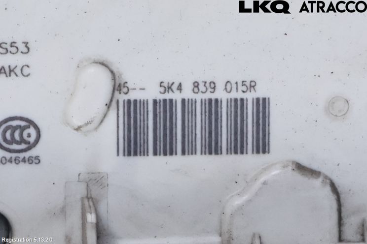 Volkswagen VW GOLF / E-GOLF VII 13-20 Låskista-Dörrlås