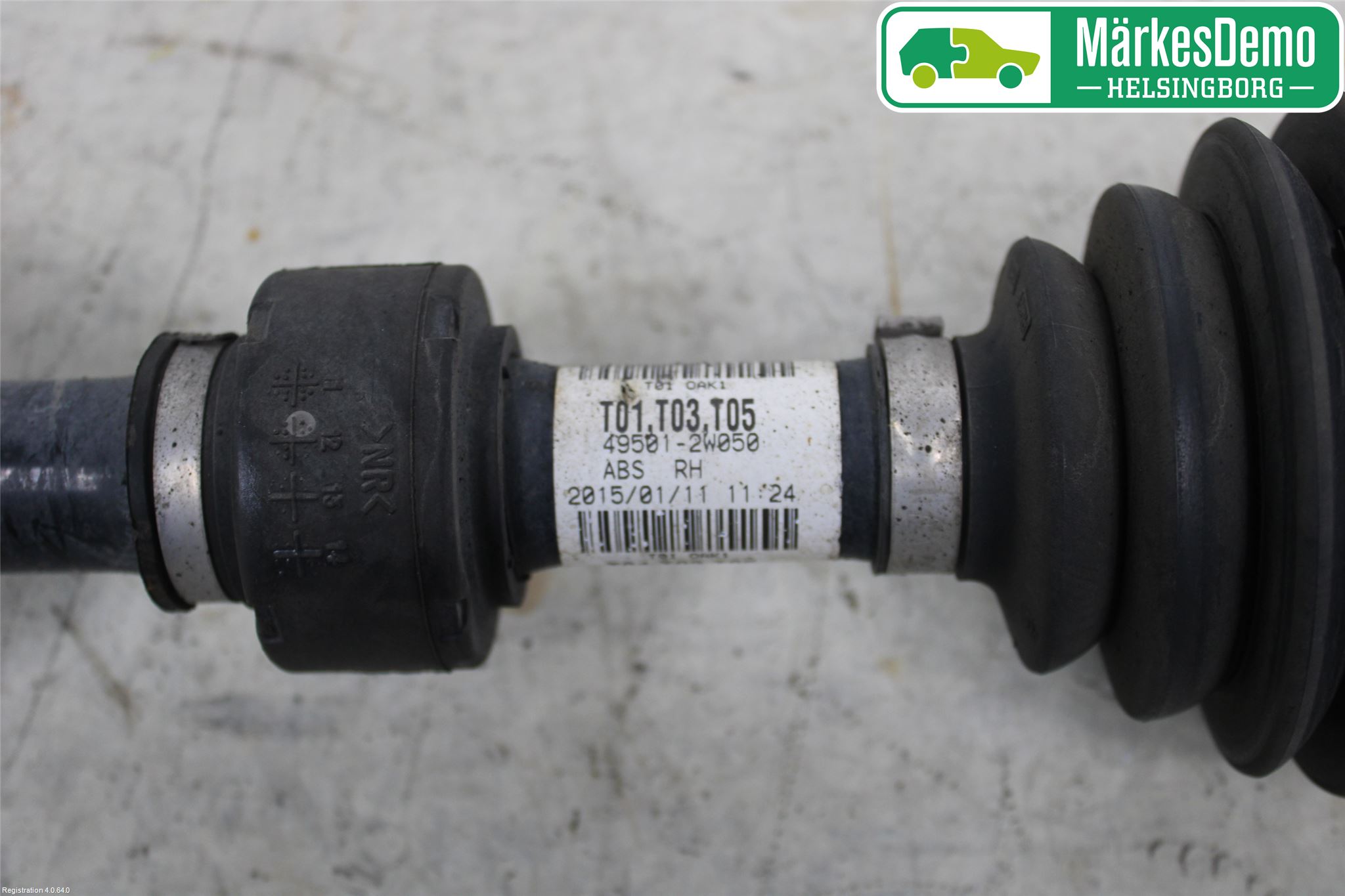 Hyundai SANTA FE 13-18 Drivaxel Fram Höger