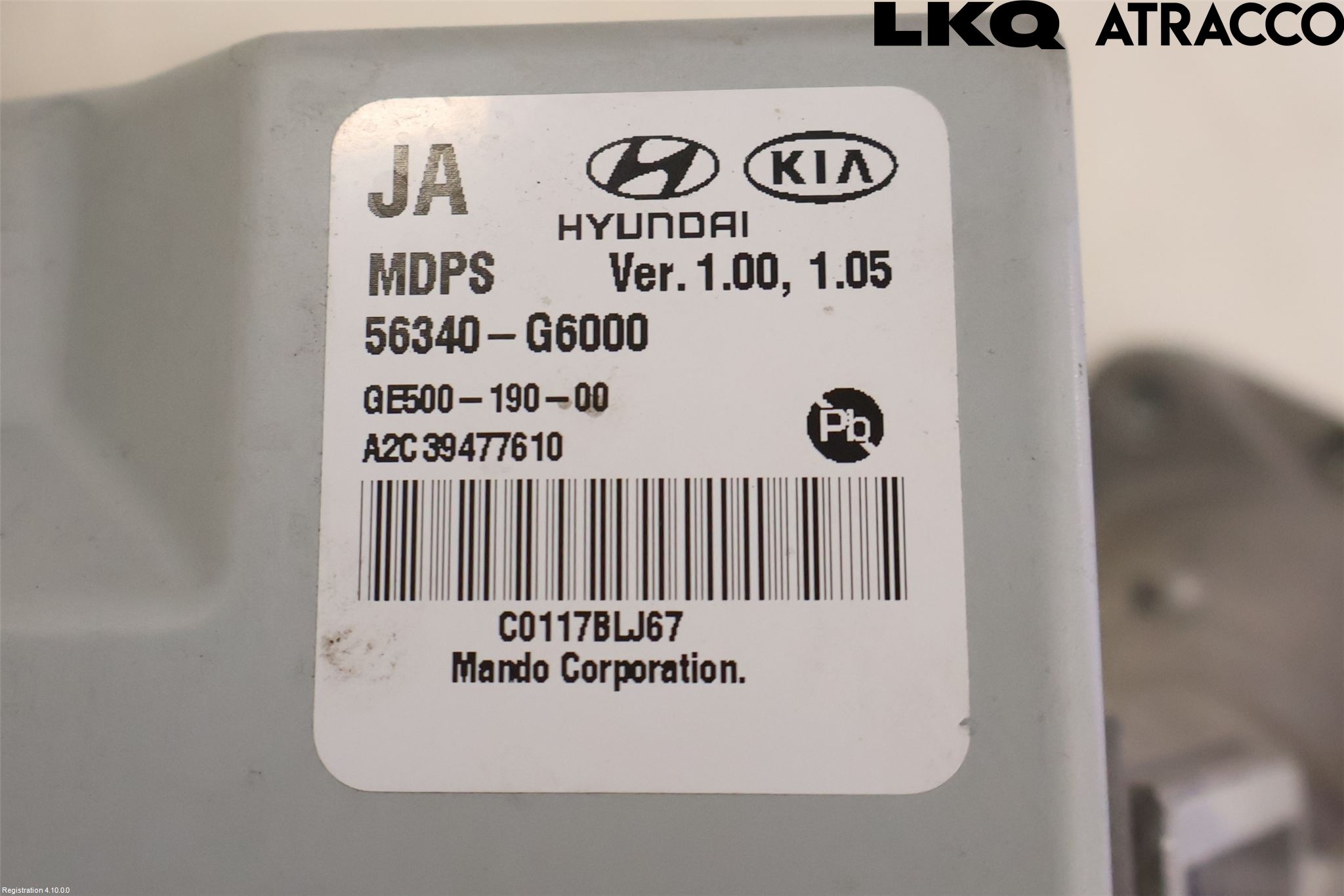 Kia PICANTO 17- Rattaxelagg Med Inb Servo