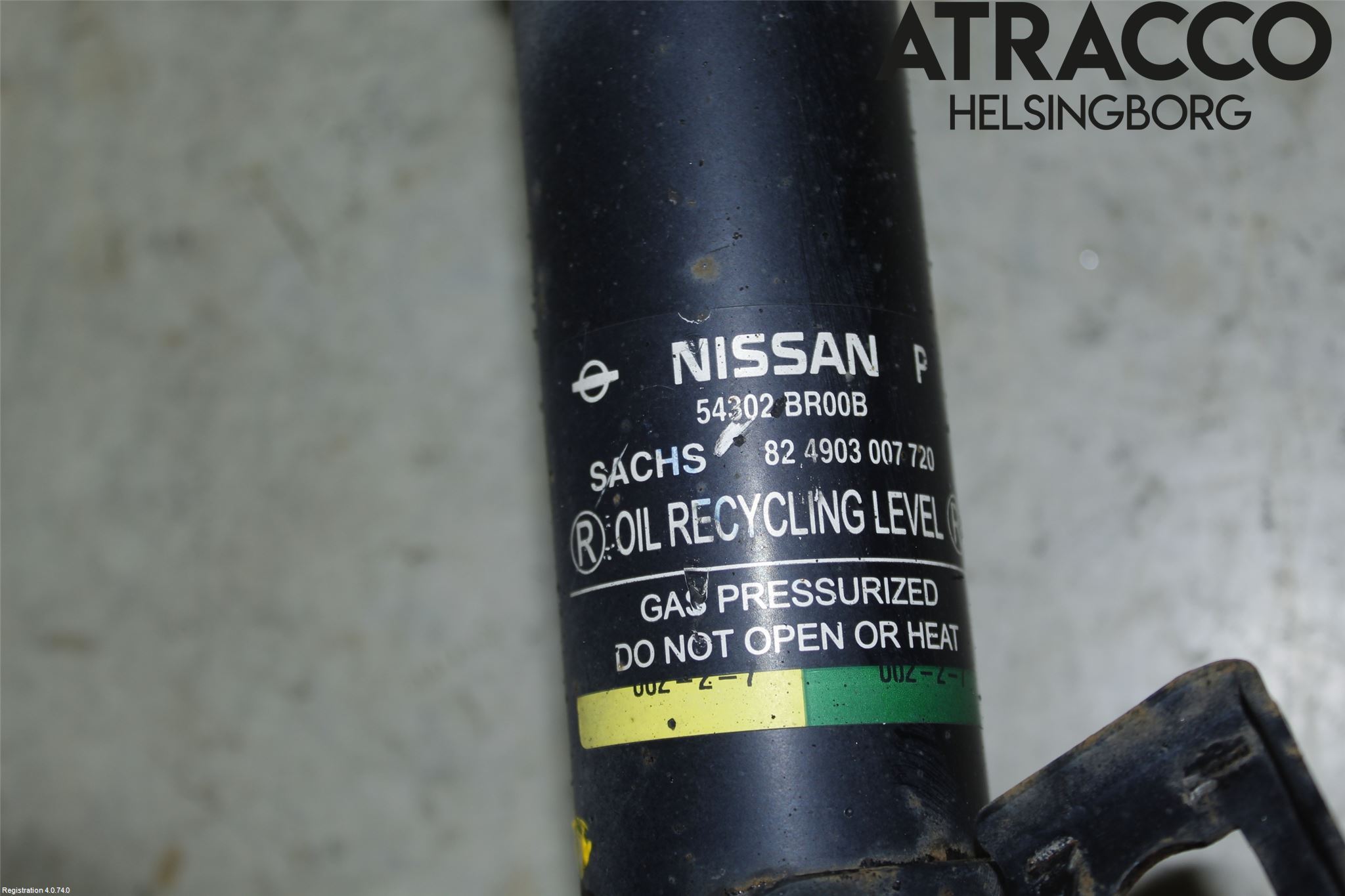Nissan QASHQAI 10-14 Fjäderben Fram Höger