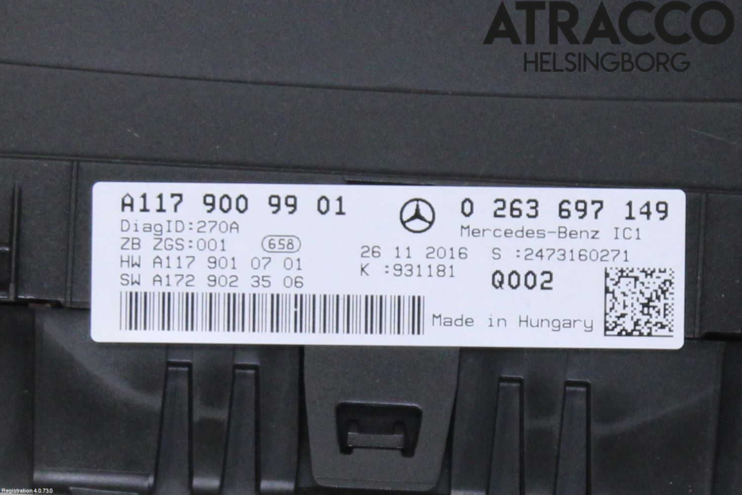 Mercedes-Benz MB CLA-KLASS (C117/X117) 13-19 Instrument Komb