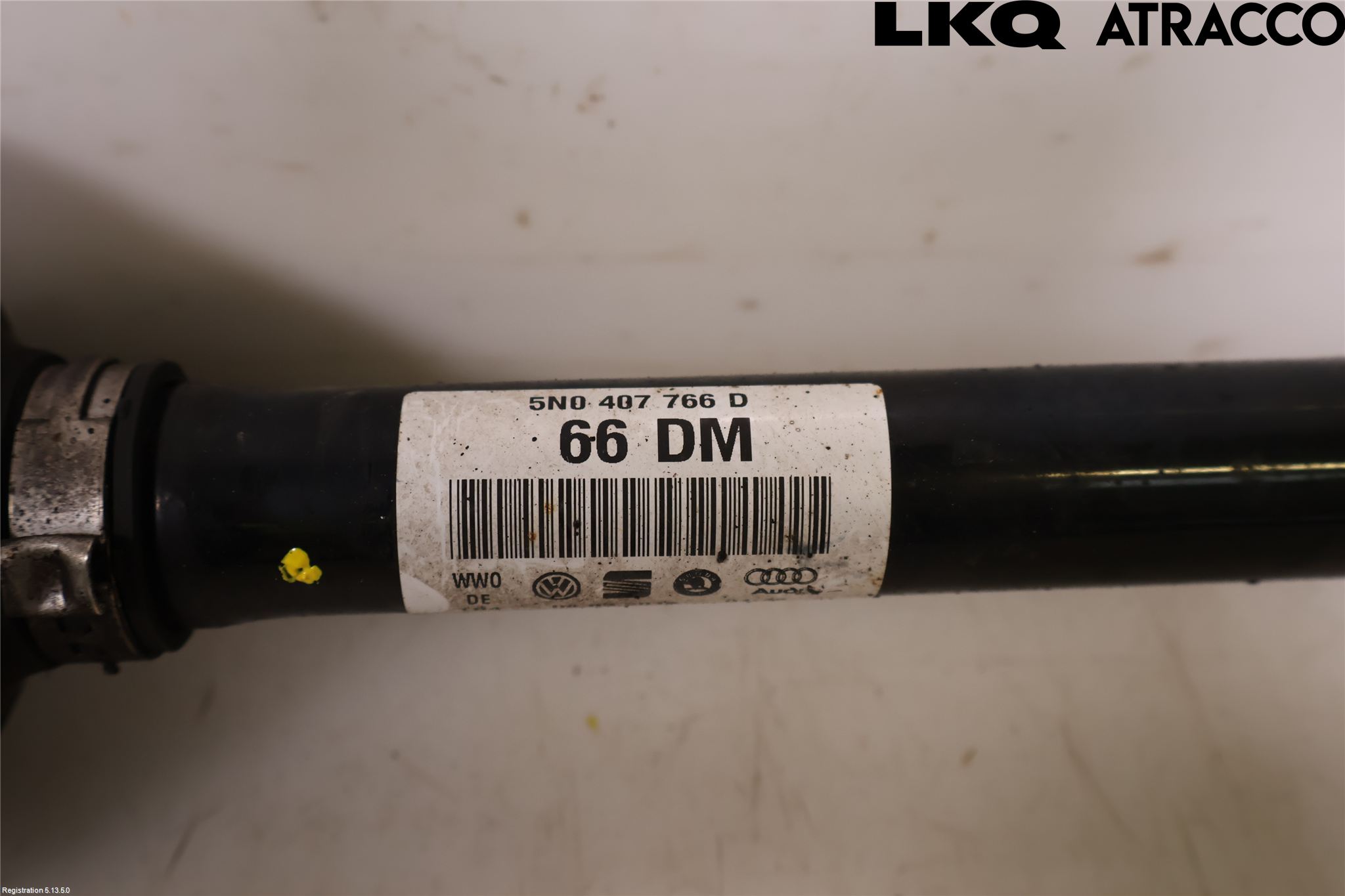 Volkswagen VW TIGUAN 07-16 Drivaxel Fram Höger