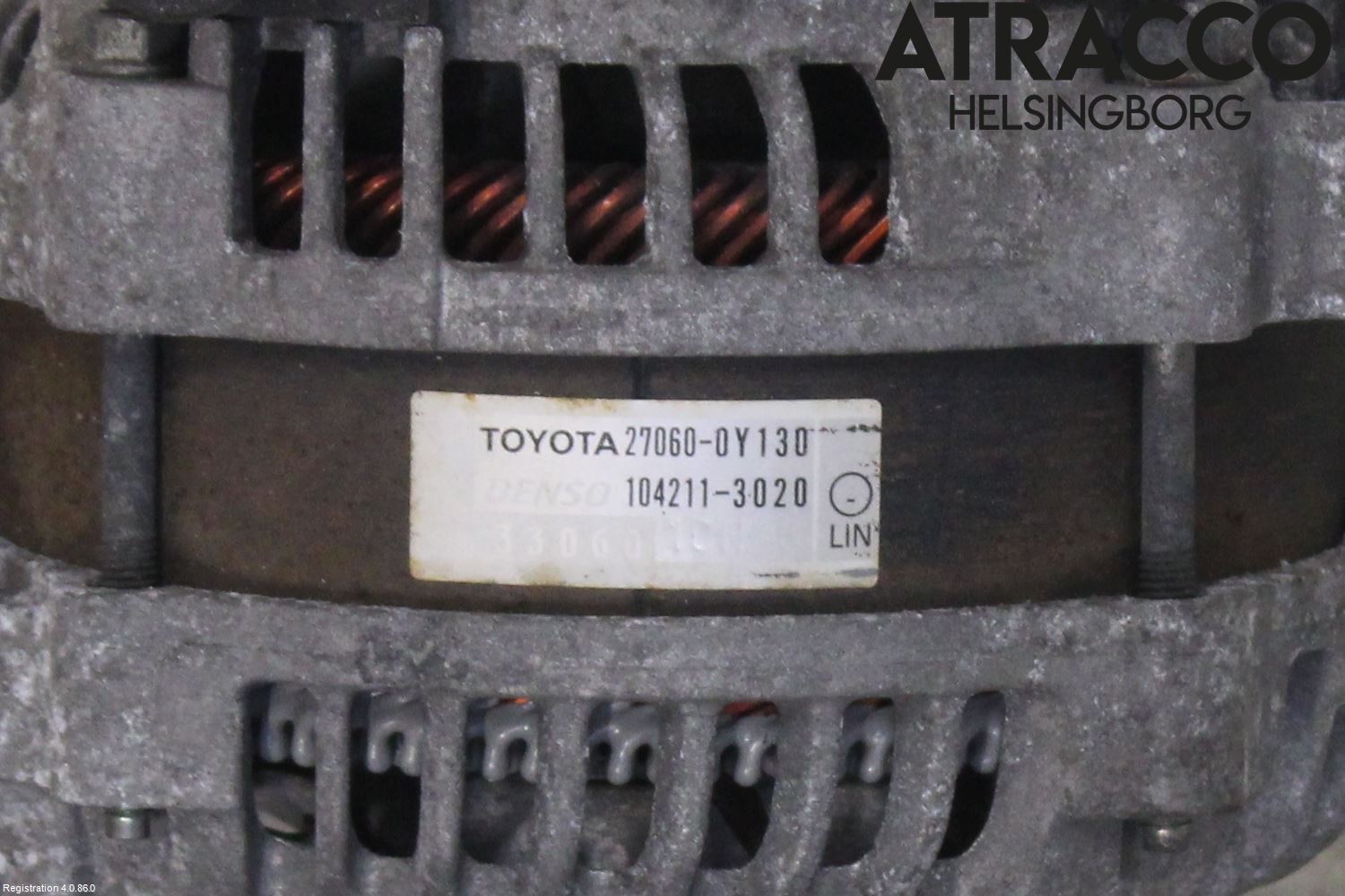 Toyota YARIS XP130 12-14 Generator