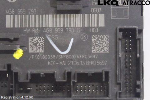 Audi A6 ALLROAD 12-18 Styrenhet Dörr