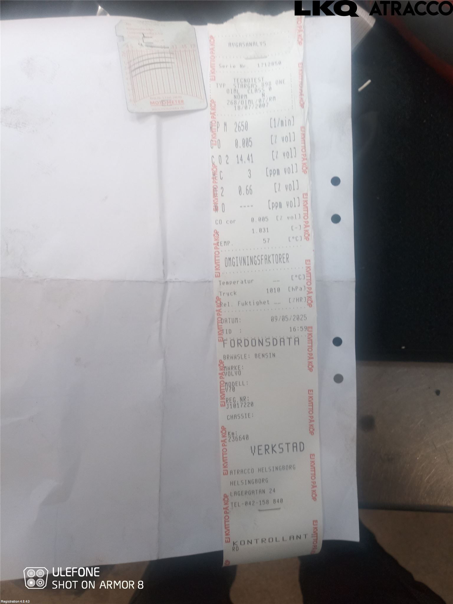 Volvo V70 08-13 Motor Bensin