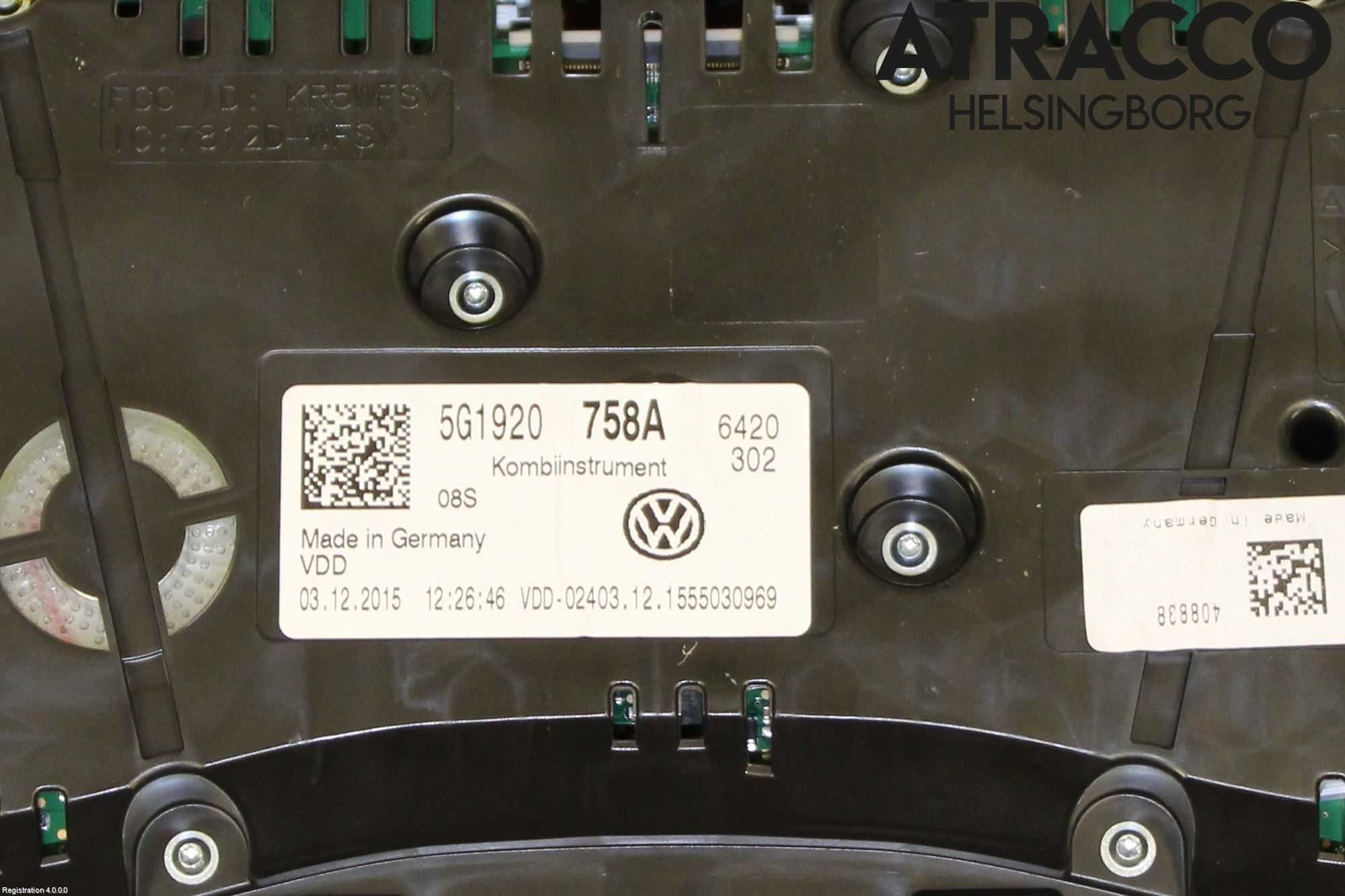 Volkswagen VW GOLF / E-GOLF VII 13-20 Instrument Komb