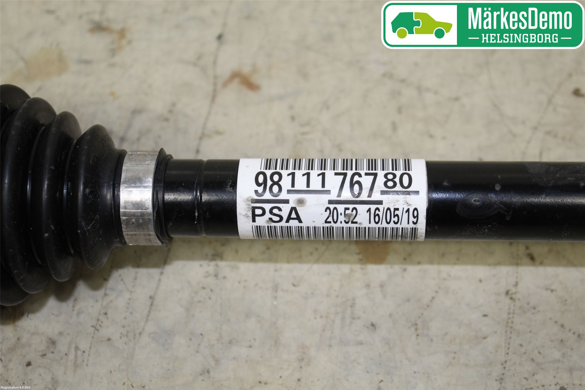 Peugeot 3008 17-24 Drivaxel Fram Höger