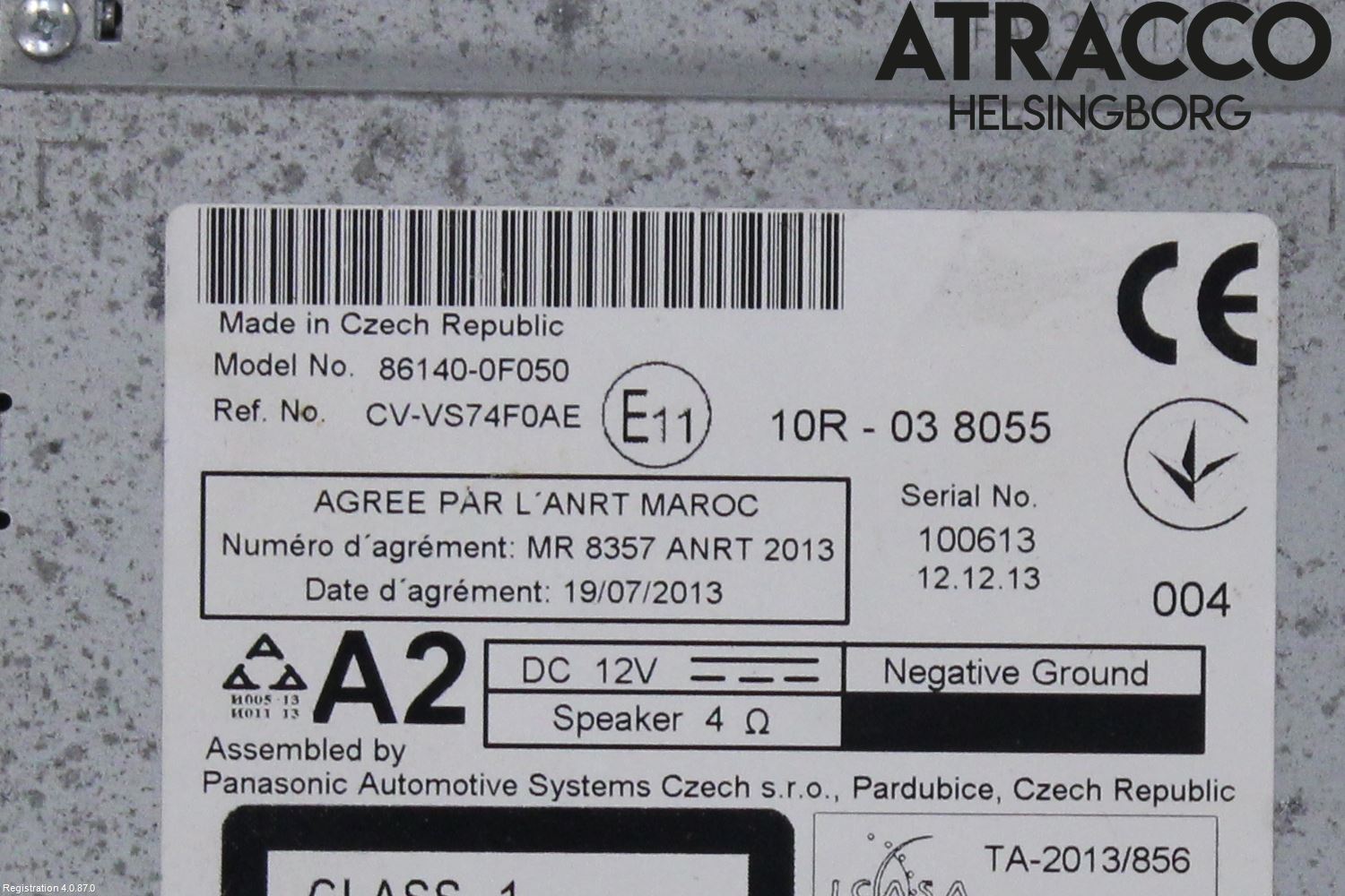 Toyota VERSO 09-18 Cd Radio - Multimediapanel
