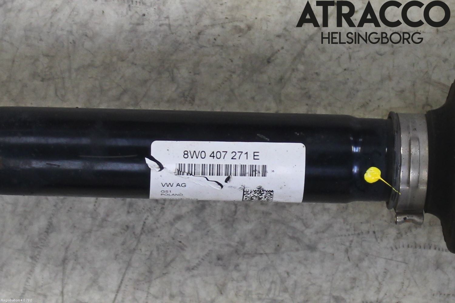 Audi A4/S4 B9 16-19 Drivaxel Fram Höger