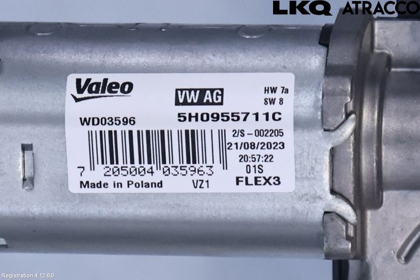 Volkswagen VW GOLF / E-GOLF VIII 20- Torkarmotor Baklucka