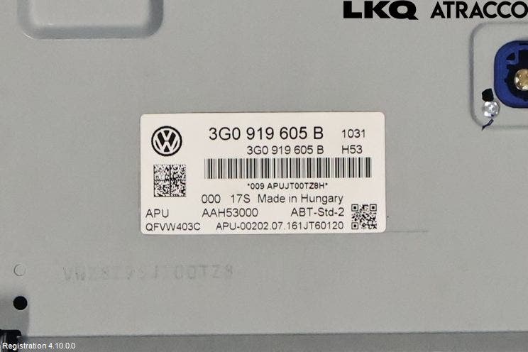 Volkswagen VW GOLF SPORTSVAN 15-20 Cd Radio - Multimediapanel