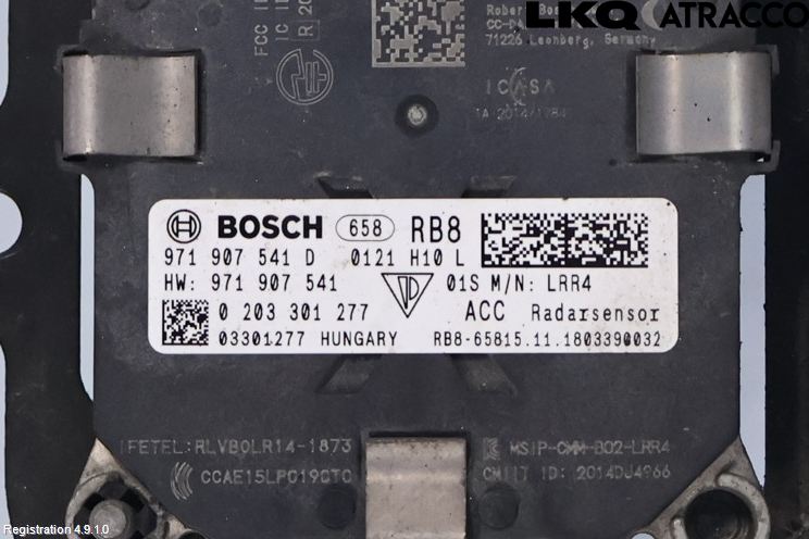 Porsche PANAMERA 09- Sensor Adaptiv Farthållare