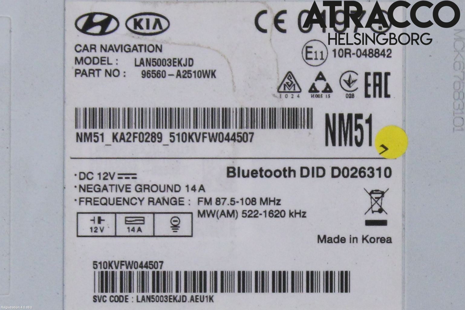 Kia CEED 12-18 Cd Radio - Multimediapanel