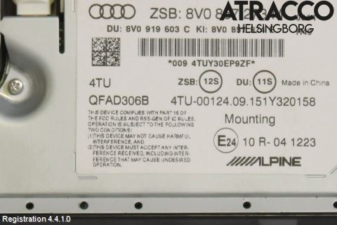 Audi A3/S3 8V 13-20 Multifunktionsdisplay