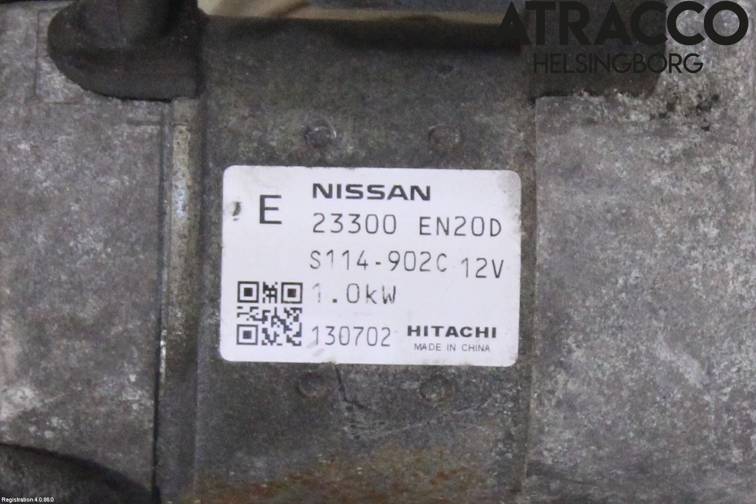 Nissan QASHQAI+2  10-14 Startmotor