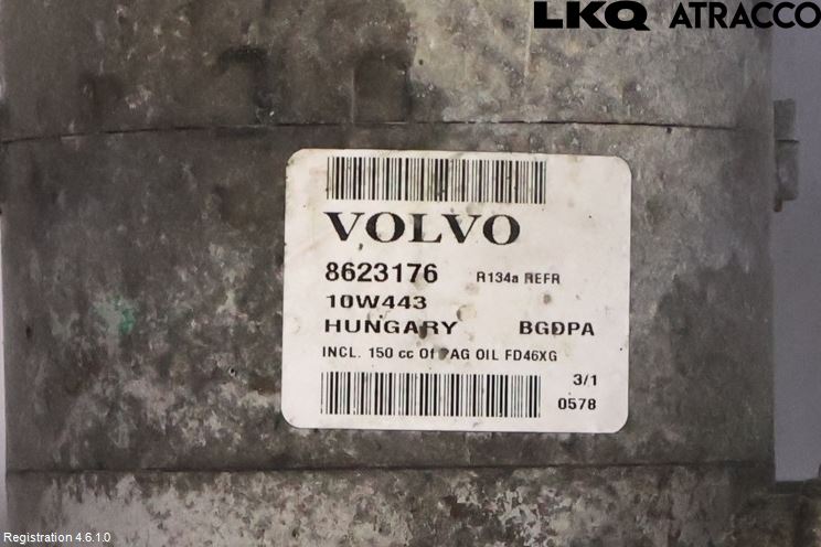 Volvo V60 11-13 Ac Kompressor