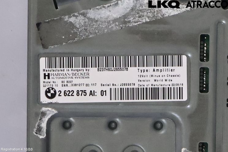 BMW 5 G30/G31/F90 17-23 Radio-Stereo Förstärkare