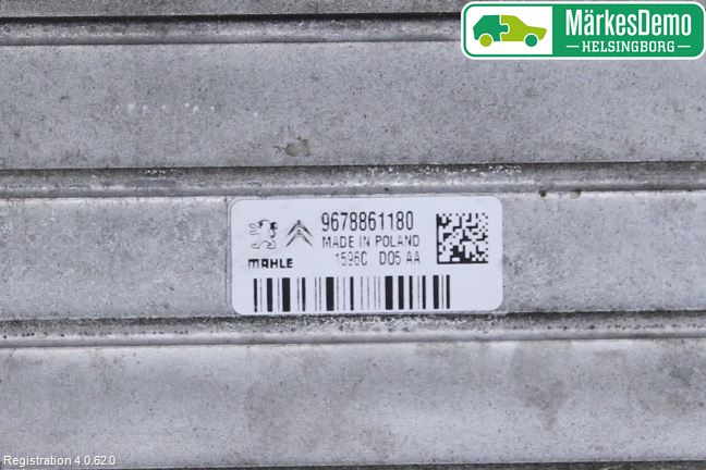 Peugeot 508 11-18 Laddluft-Intercooler Kyl