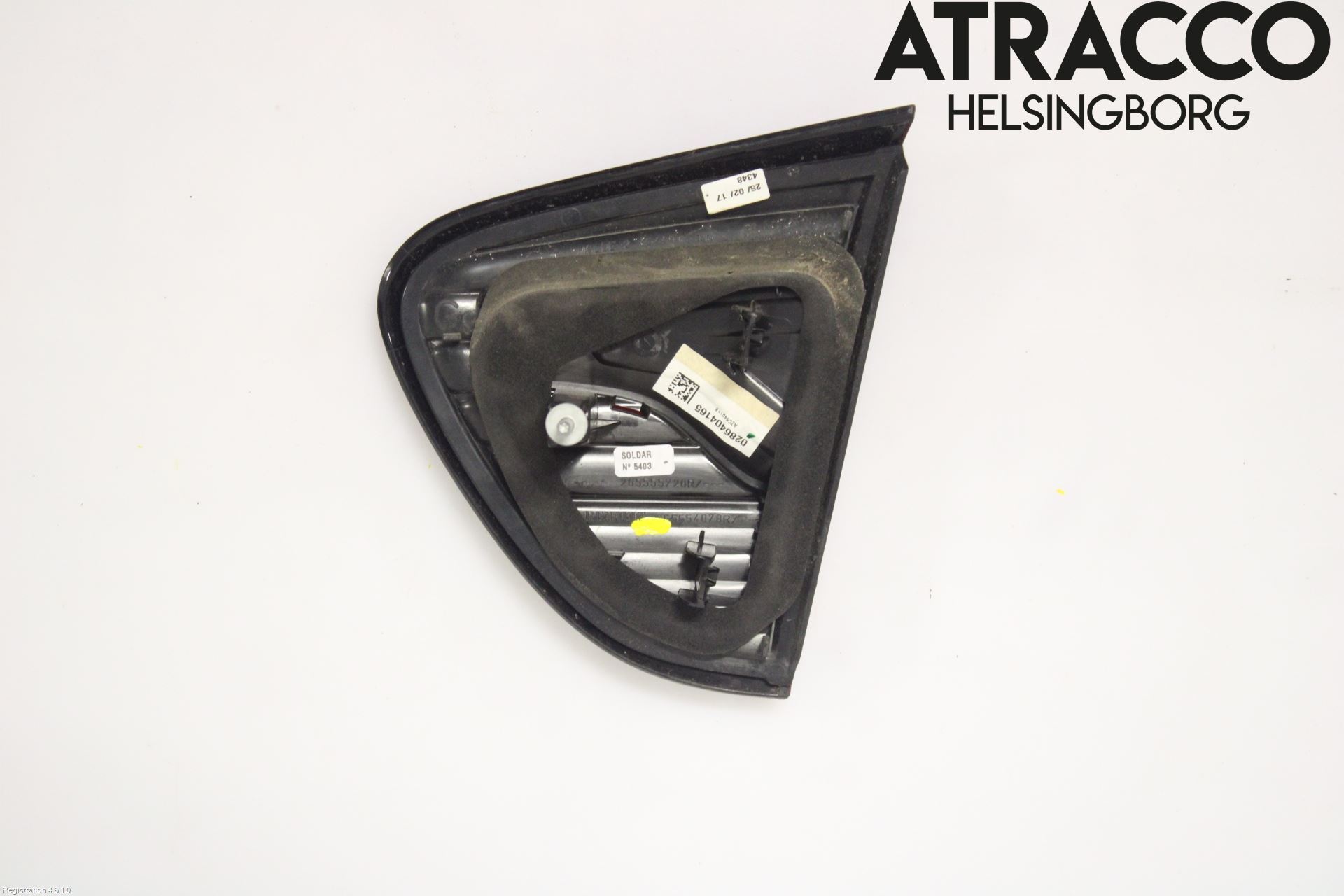 Renault CAPTUR 13-19 Bakljus Lucka Vä