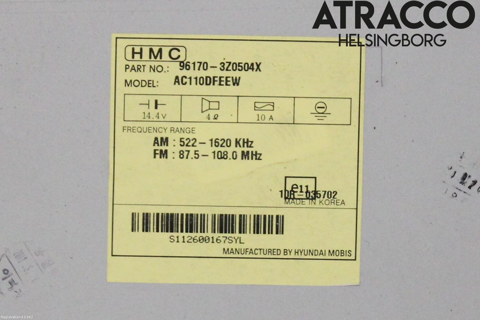 Hyundai i40 08-15 Cd Radio - Multimediapanel