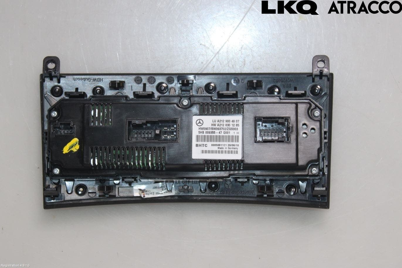 Mercedes-Benz MB E-KLASS (W212) 09-16 Ac Styrenhet Ac Manöveren