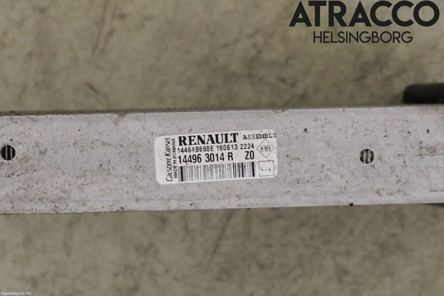 Renault CLIO IV 12-16 Laddluft-Intercooler Kyl