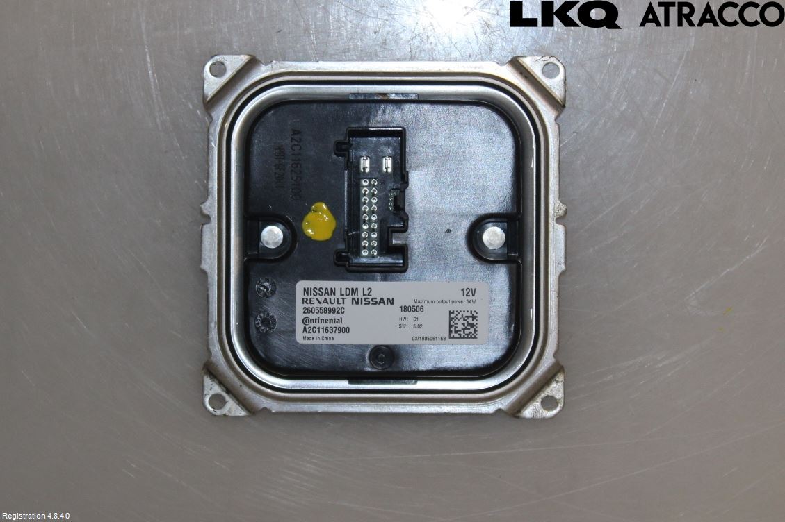 Nissan LEAF 18- Styrenhet Strålkastare