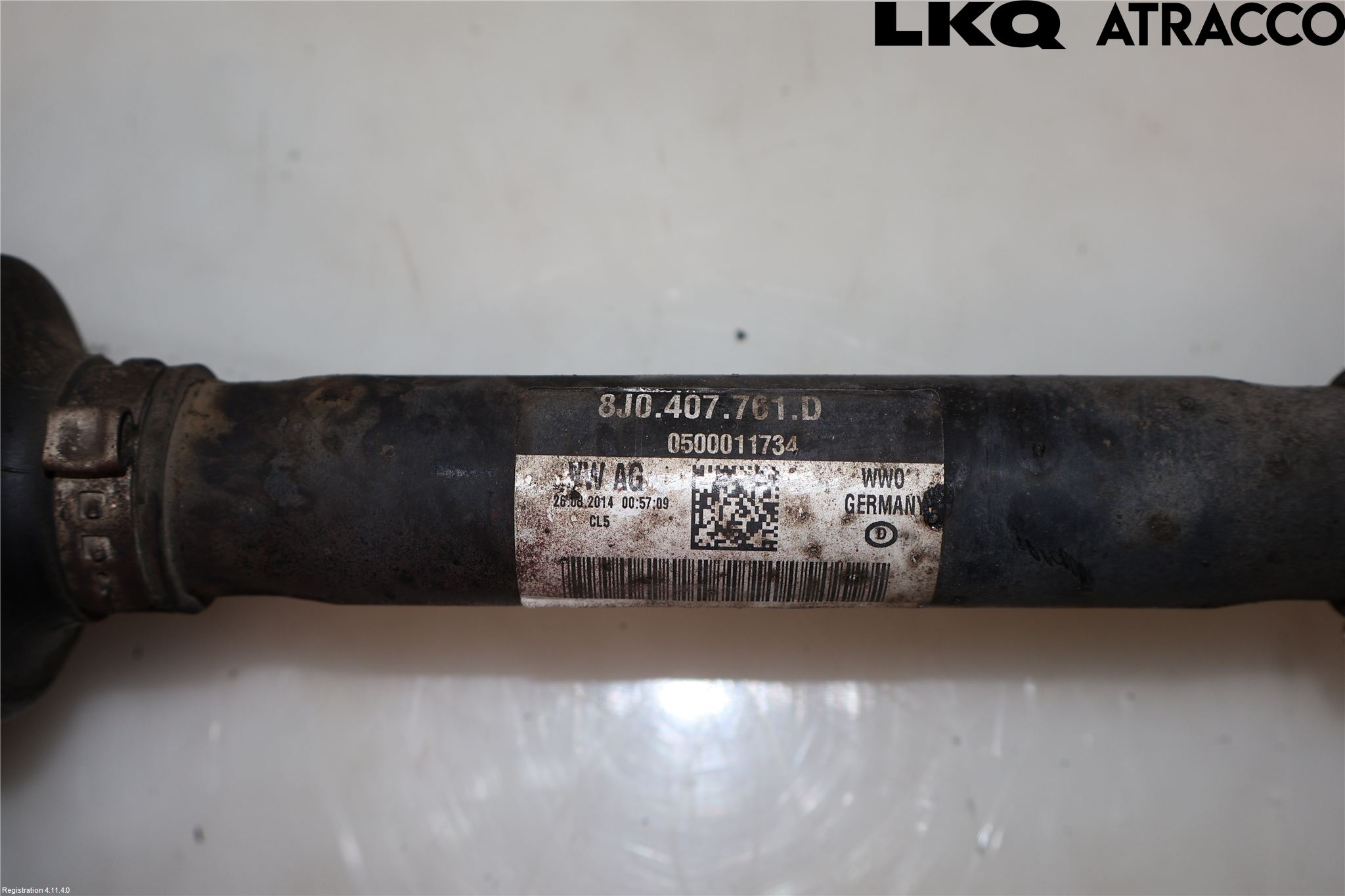 Audi TT/TTS 07-14 Drivaxel Fram Vänster