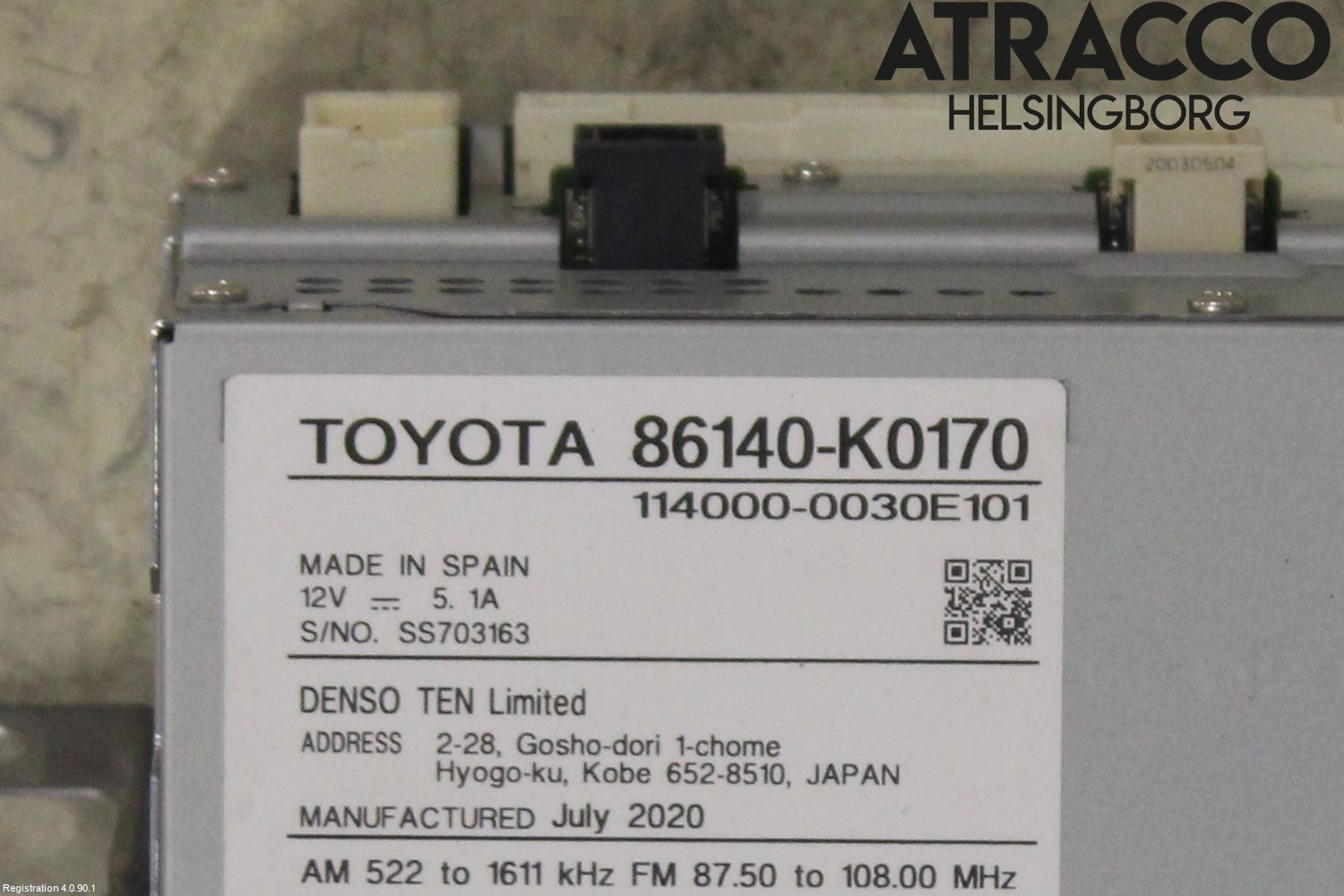 Toyota YARIS XP21 20- Cd Radio - Multimediapanel