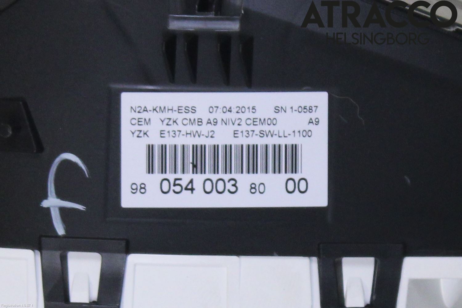 Peugeot 208 12-15 Instrument Komb