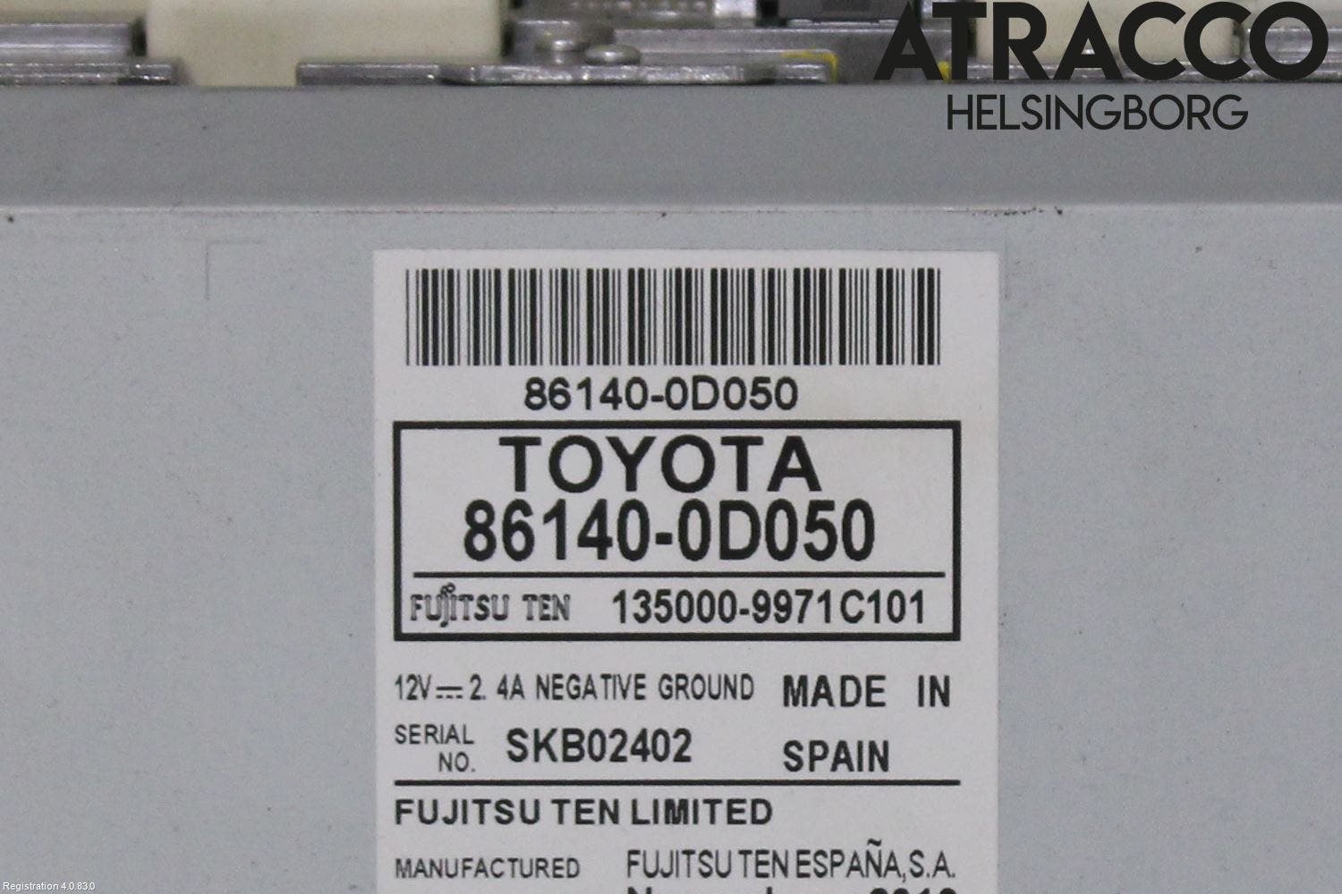 Toyota YARIS XP130 12-14 Cd Radio - Multimediapanel