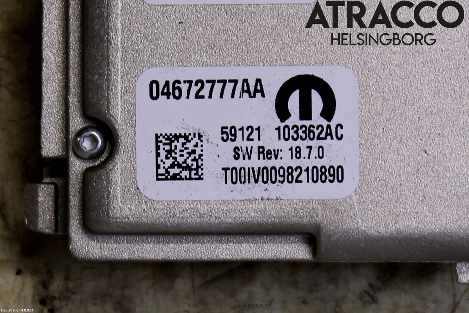 Jeep GRAND CHEROKEE 10-20 Sensor Aktivt Kollisionsskydd