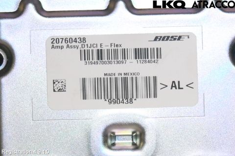 Opel AMPERA 12-16 Radio-Stereo Förstärkare