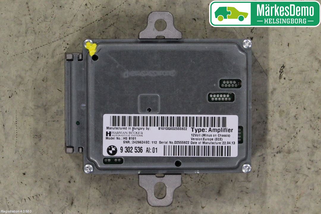 BMW 1 F20/F21 11-19 Radio-Stereo Förstärkare