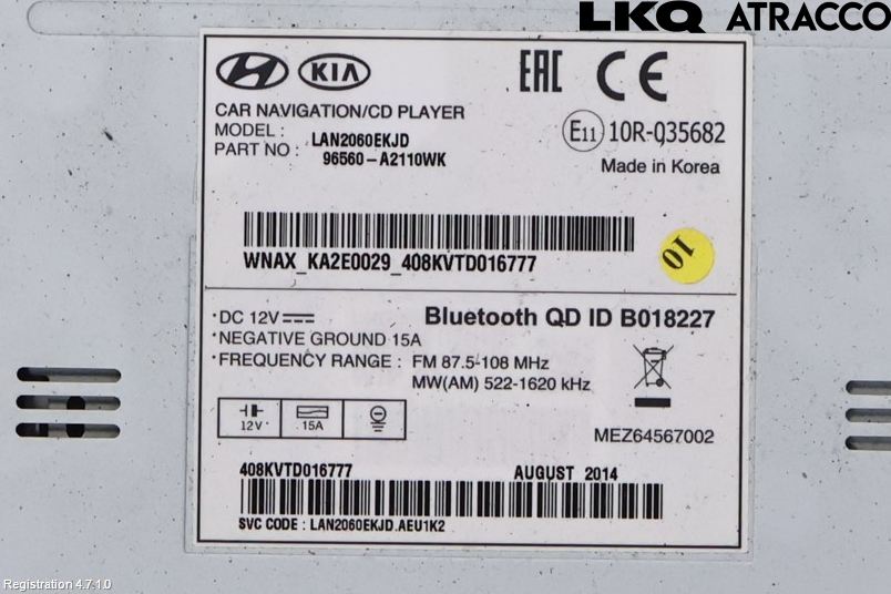 Kia CEED 12-18 Gps Navigator