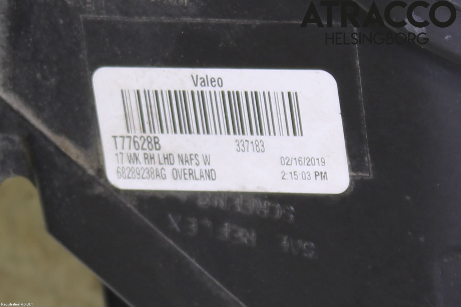 Jeep GRAND CHEROKEE 10-20 Strålkastare Höger