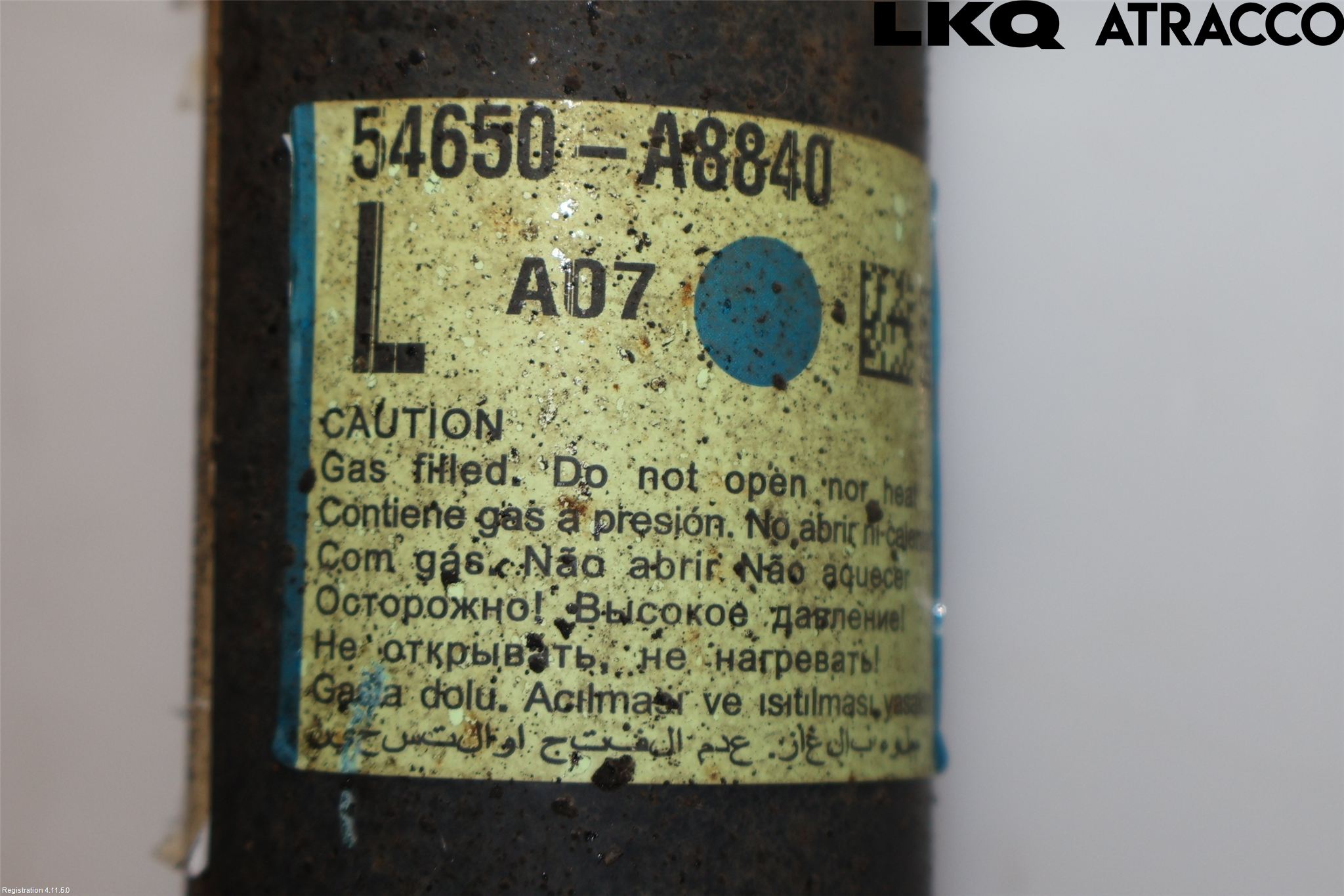 Kia OPTIMA 16-20 Fjäderben Fram Vänster